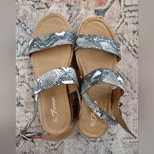Like new wedge sandals. Size 8.